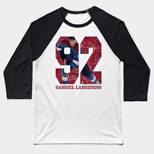 Gabriel Landeskog Colorado Game 92 Baseball T-Shirt